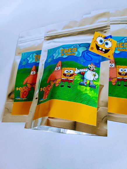 Saco Metalizado Bob Esponja
