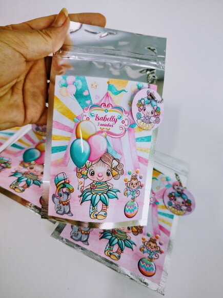 Saco Metalizado Personalizado Circo