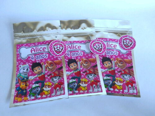 Saco Metalizado Patrulha Canina