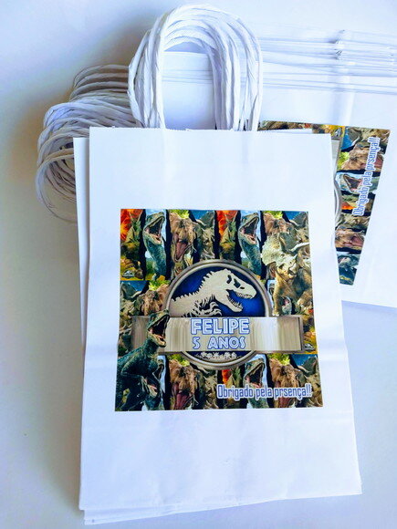 Sacola Personaliza Jurassic Park