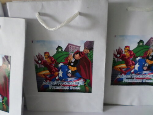 Sacola Personalizada os Vingadores