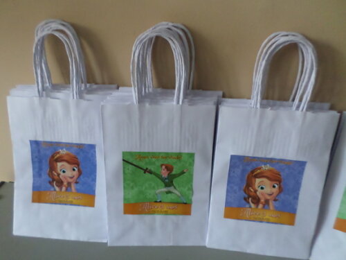 Sacola Personalizada Princesa Sofia