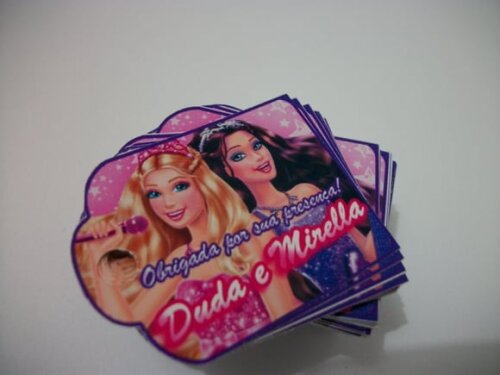 Tag Personalizado da Barbie Pop Star