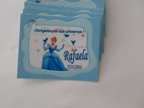 Tag Personalizado Cinderela