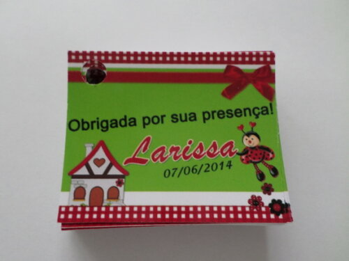Tag Personalizado Joaninha