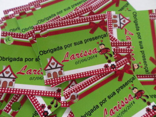 Tag Personalizado Joaninha