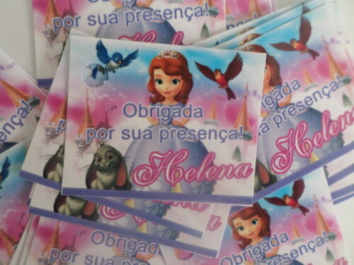 Tag Personalizado Princesa Sofia