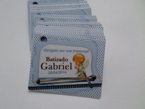 Tags Personalizado Batizado