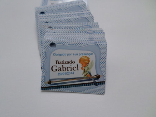 Tags Personalizado Batizado