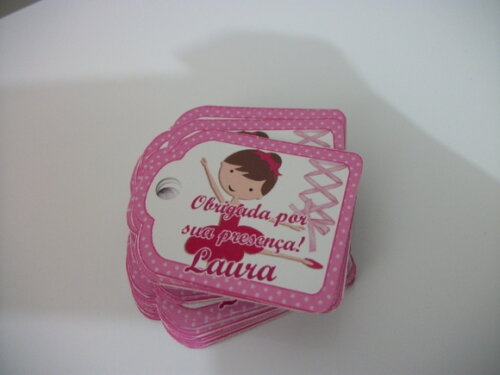 Tags Personalizados Bailarina