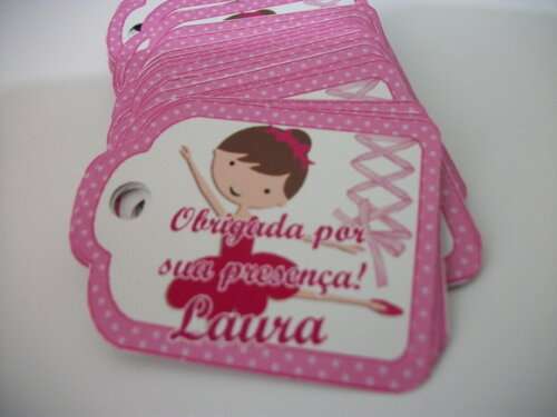 Tags Personalizados Bailarina