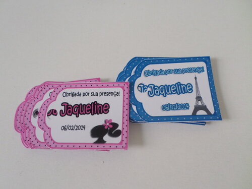 Tags Personalizados Barbie