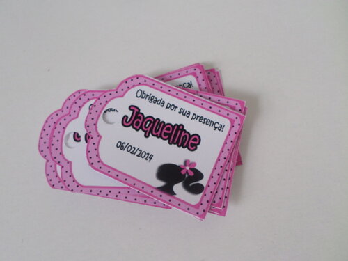 Tags Personalizados Barbie