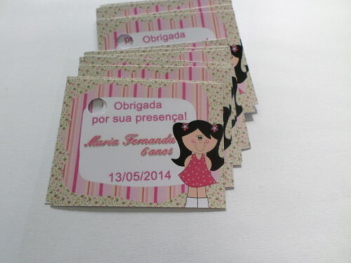 Tags Personalizados Boneca de Pano