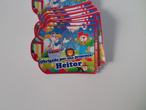 Tags Personalizados Circo