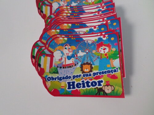 Tags Personalizados Circo