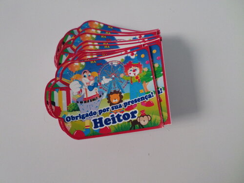 Tags Personalizados Circo