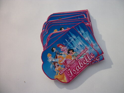 Tags Personalizados das Princesas