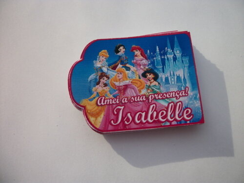 Tags Personalizados das Princesas