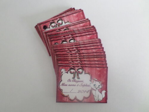 Tags Personalizados Gata Marie