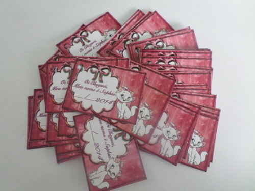 Tags Personalizados Gata Marie