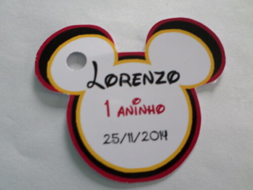 Tags Personalizados Mickey