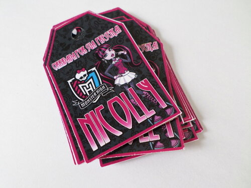 Tags Personalizados Monster High