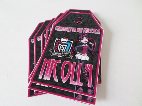 Tags Personalizados Monster High