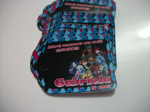 Tags Personalizados Monster High