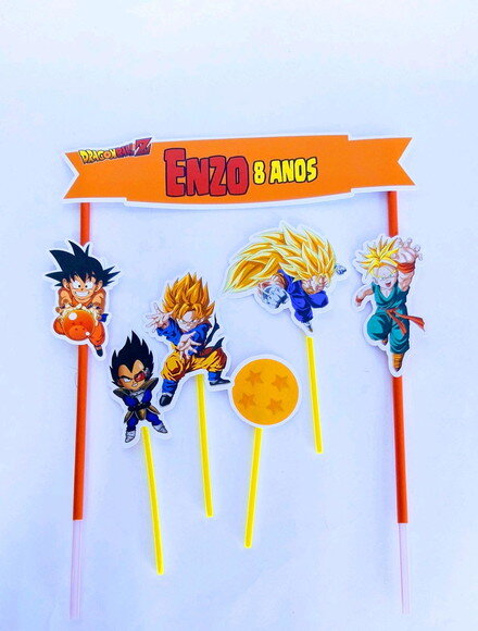 Topo de Bolo Dragon Ball Z