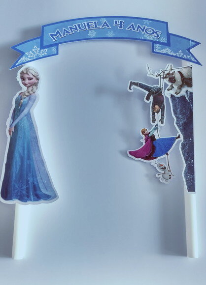 Topo de Bolo Frozen