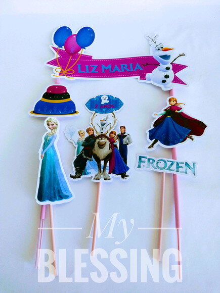 Topo de Bolo Frozen