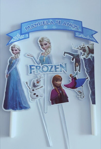Topo de Bolo Frozen