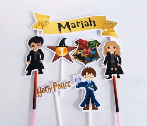 Topo de Bolo Harry Potter