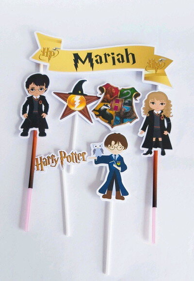 Topo de Bolo Harry Potter