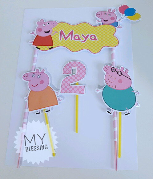 Topo de bolo personalizado