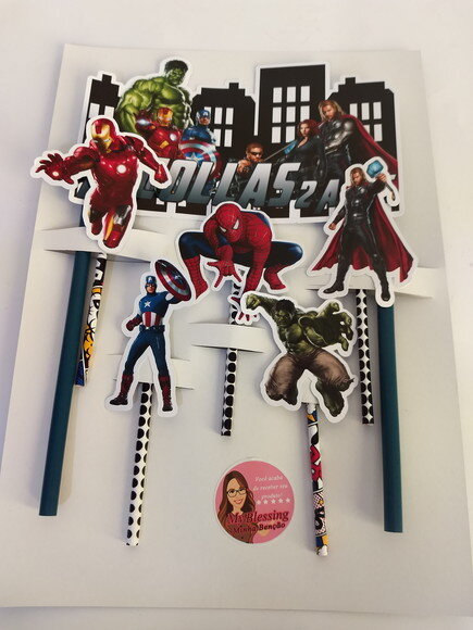 Topo de bolo os vingadores
