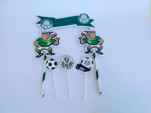 Topo de Bolo Personalizado Futebol