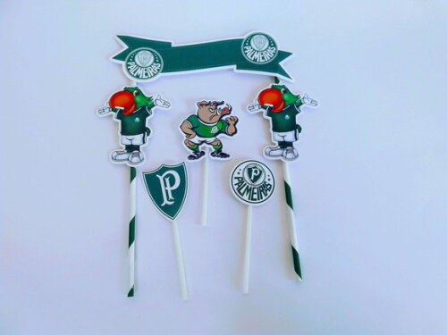 Topo de Bolo Personalizado Futebol