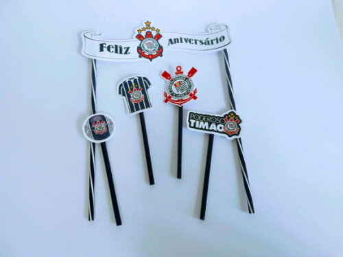 Topo de Bolo Personalizado Futebol