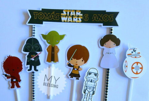 Topo de bolo star wars