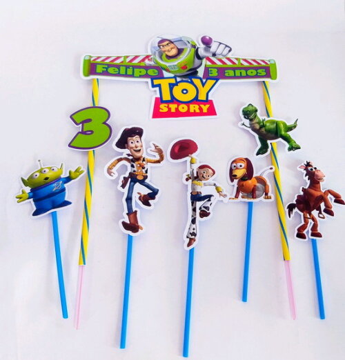 Topo de Bolo Toy Story