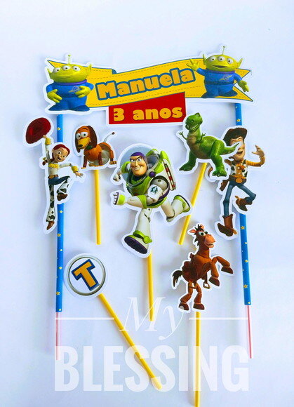 Topo de Bolo Toy Story