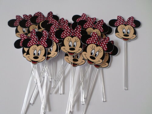 Topper Personalizado Minie e Mickey