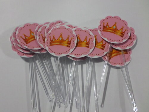 Topper Personalizado Ursinha de Coroa