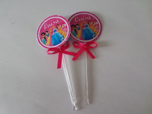 Toppers Personalizados as princesas