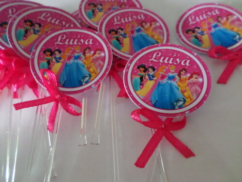 Toppers Personalizados as princesas