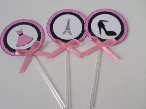 Toppers Personalizados da barbie