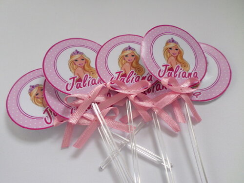 Toppers Personalizados da barbie