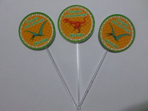 Toppers Personalizados dinossauros